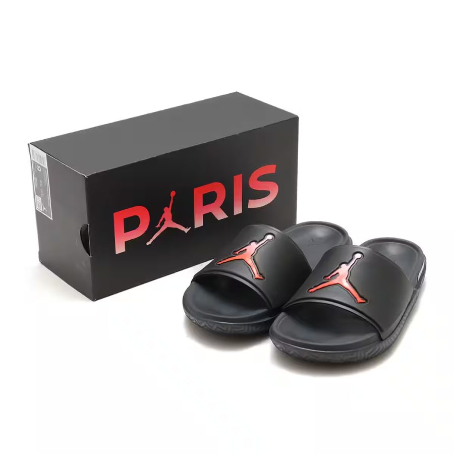 dép air jordan paris saint-germain jumpman slides 'psg - black infrared' fq7962-001