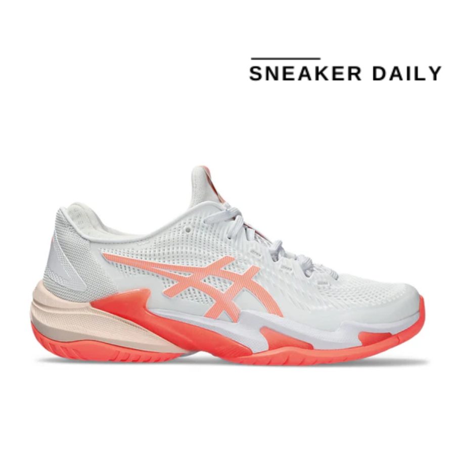 giày asics court ff 3 'white sun coral' (wmns) 1042a220-103