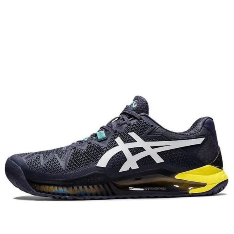 giày asics gel resolution 8 hard court 'australian open - indigo fog' 1041a079-500