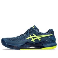 giày asics gel-resolution 9 'mako blue safety yellow' 1041a330-404