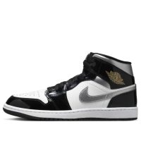 giày air jordan 1 mid 'black patent' hv0789-010