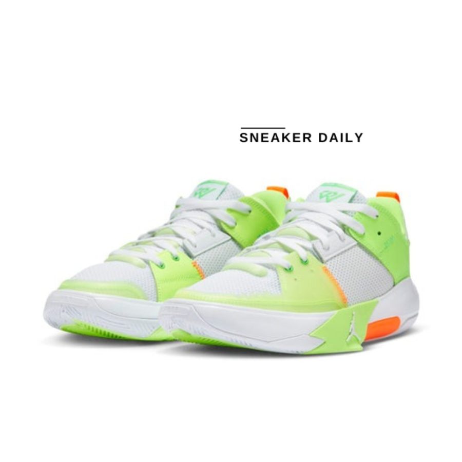 giày air jordan one take 5 pf 'white barely volt' fd2336-103