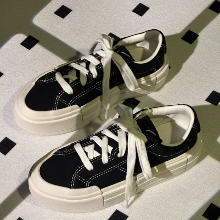 giày converse chuck taylor all star cruise ox 'black white' a08789c