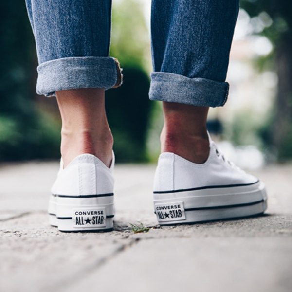 Giày Converse Chuck Taylor All Star Lift Ox 'White Black' 560251C