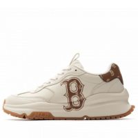 giày mlb chunky runner classic monogram boston red sox 'beige' 3ashcrm3n-43brs