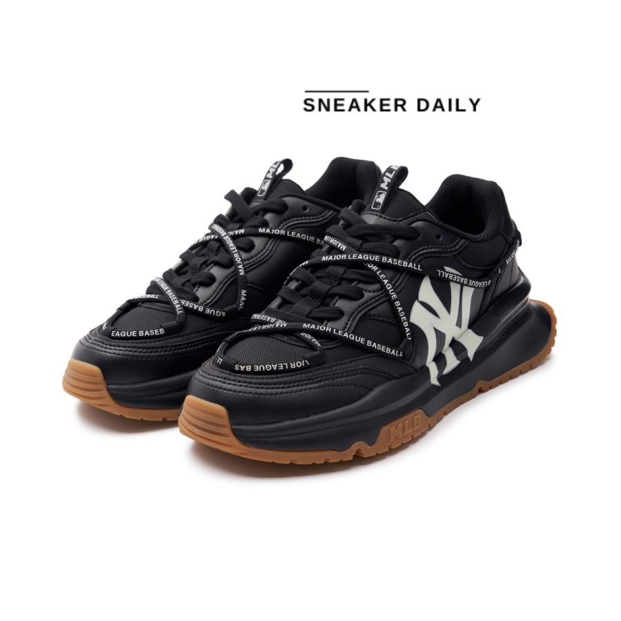 giày mlb chunky runner lace new york yankees 'black' 3ashcrr3n-50bks