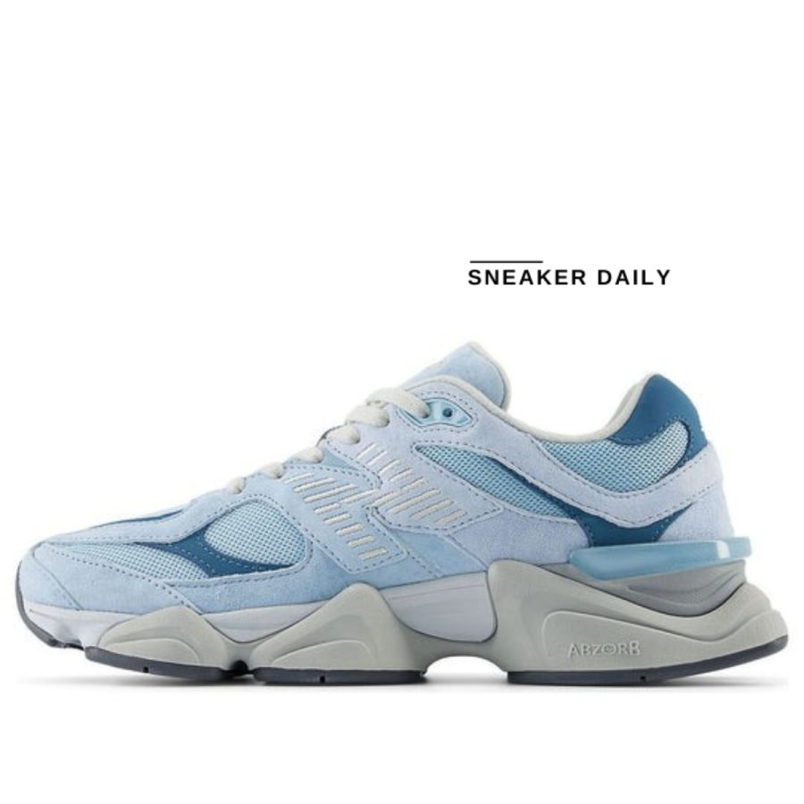giày new balance 9060 'chrome blue' u9060eed