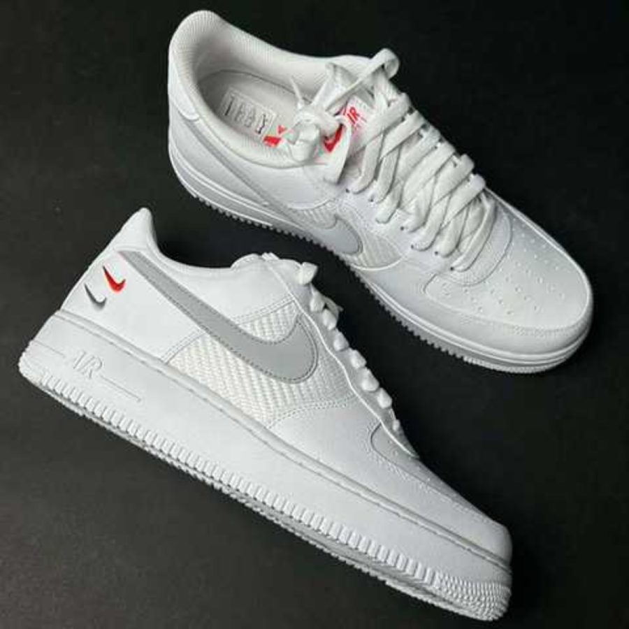 giày nike air force 1 '07 'double swoosh - white picante' fd0666-100