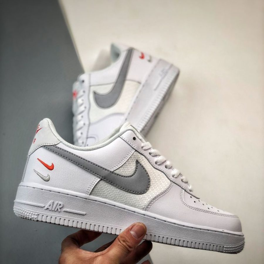 giày nike air force 1 '07 'double swoosh - white picante' fd0666-100