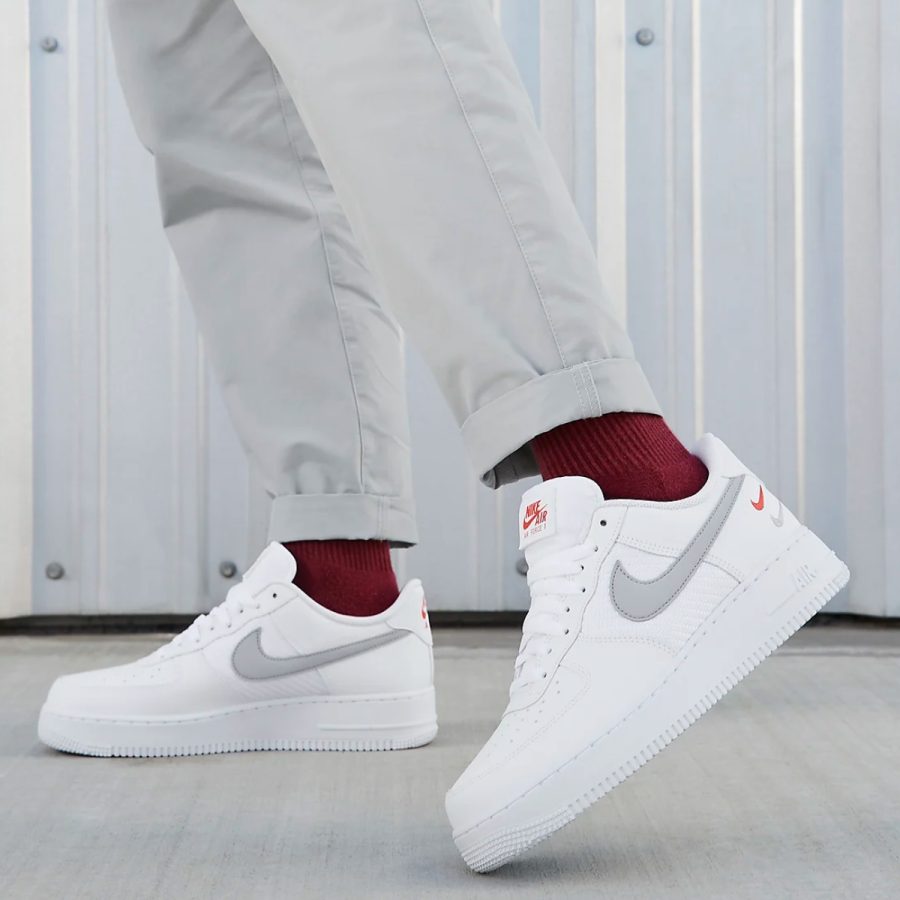 giày nike air force 1 '07 'double swoosh - white picante' fd0666-100