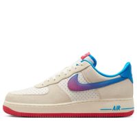 giày nike air force 1 '07 lv8 'coconut milk red photo blue' hq3618-113