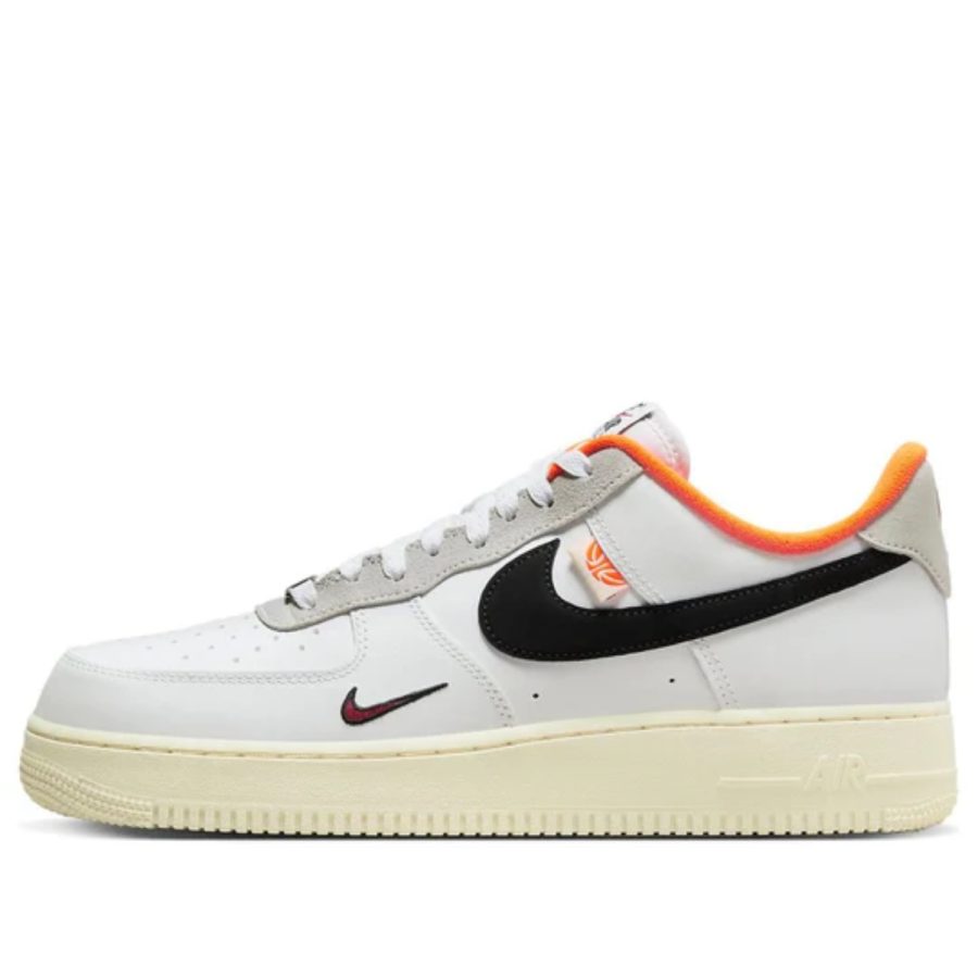 giày nike air force 1 '07 lv8 'hoops pack - white total orange' dx3357-100