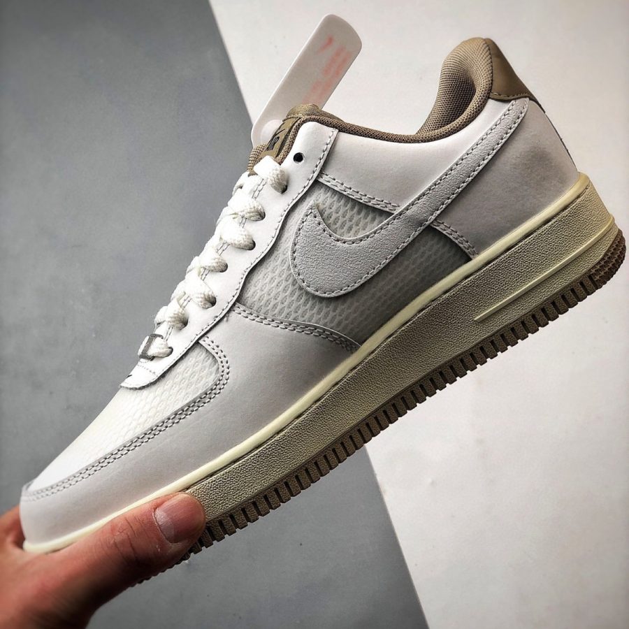 giày nike air force 1 '07 lv8 'summit white khaki' fz5225-100