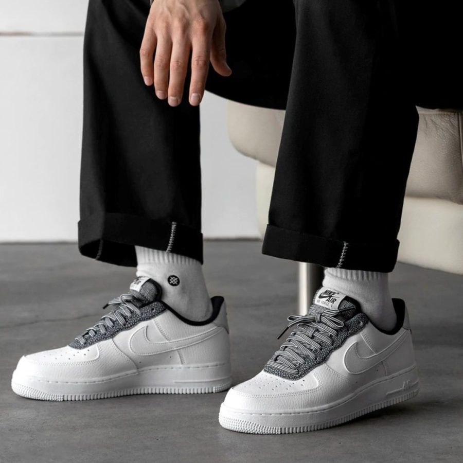 giày nike air force 1 '07 lv8 'white grey' ck4363-100