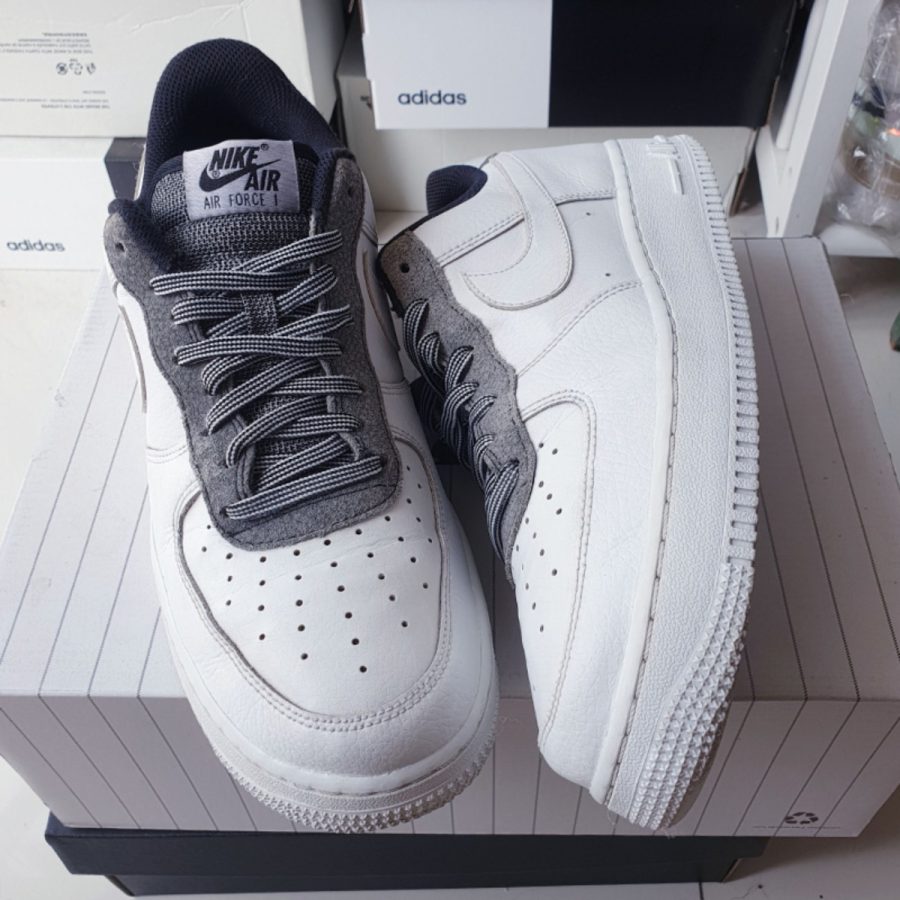 giày nike air force 1 '07 lv8 'white grey' ck4363-100