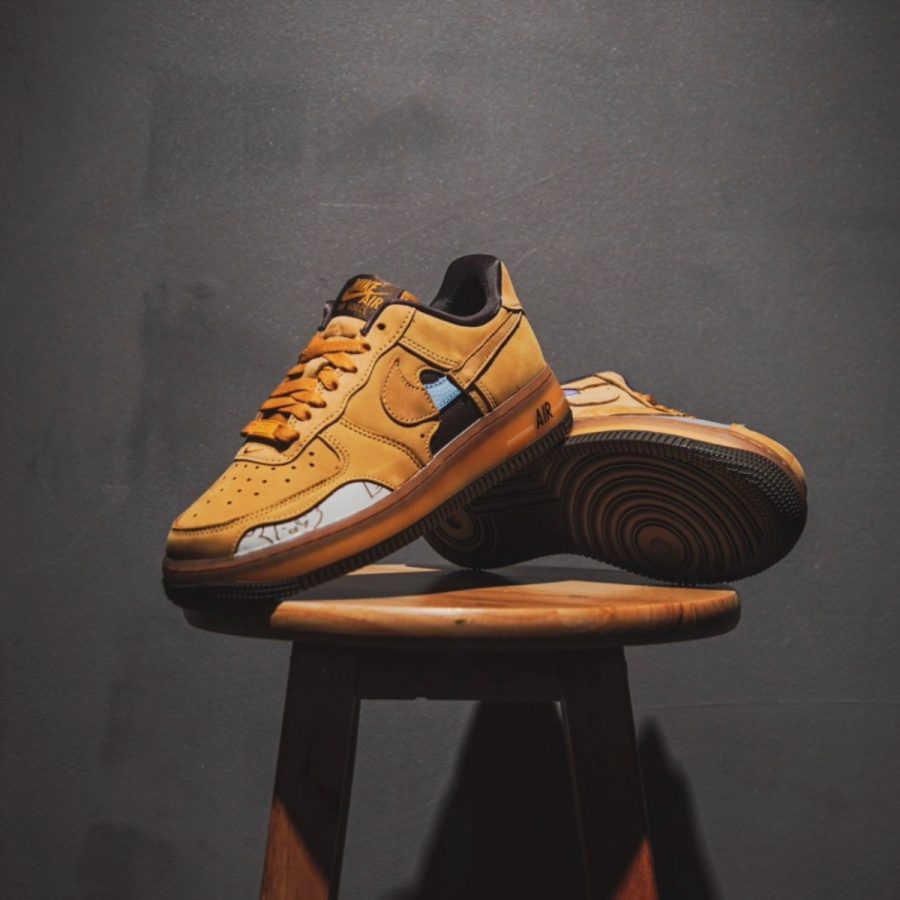 giày nike air force 1 '07 lx 'see through - wheat' dq7580-700