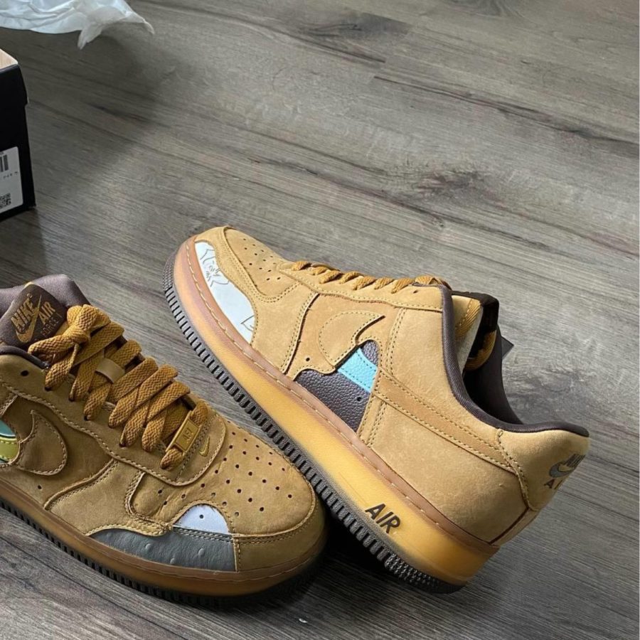 giày nike air force 1 '07 lx 'see through - wheat' dq7580-700