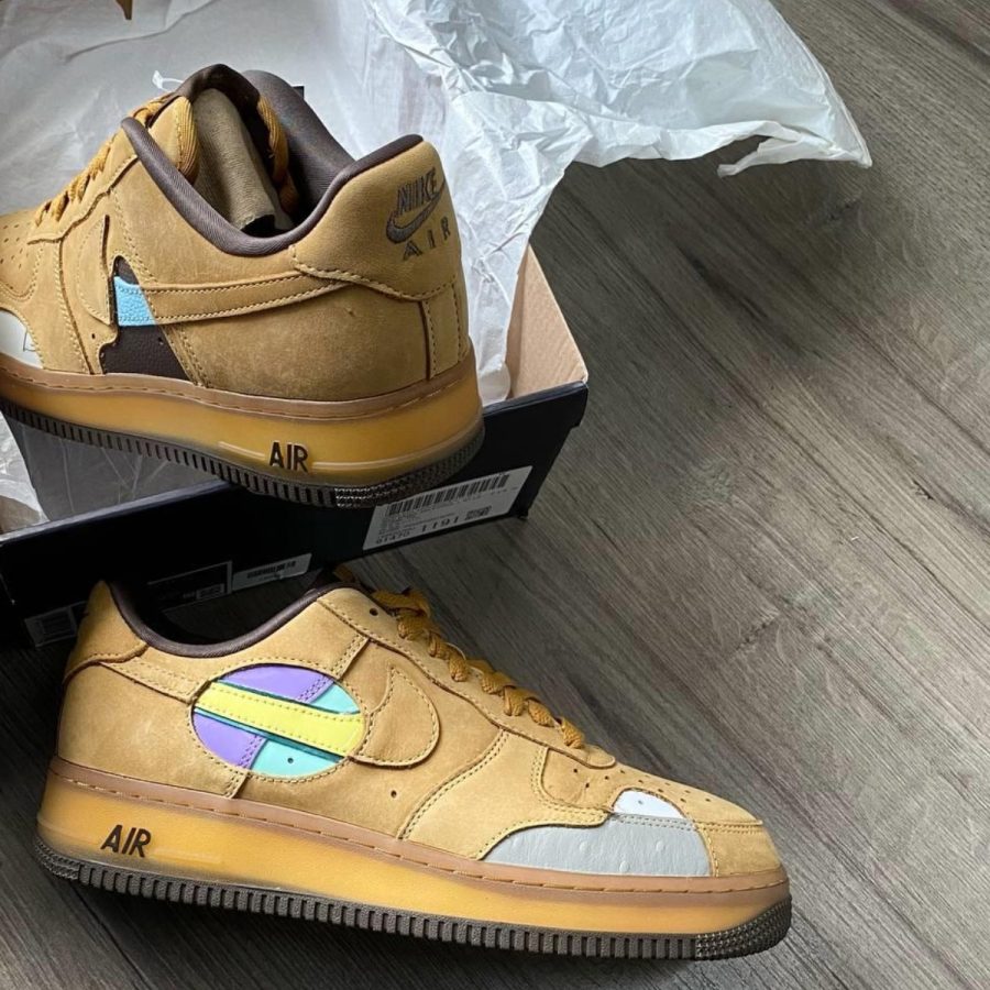 giày nike air force 1 '07 lx 'see through - wheat' dq7580-700