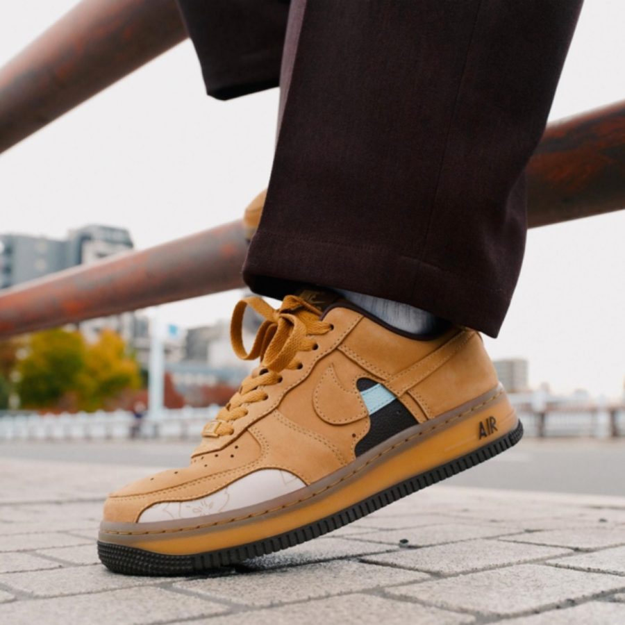 giày nike air force 1 '07 lx 'see through - wheat' dq7580-700