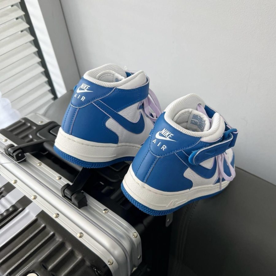 giày nike air force 1 '07 mid 'military blue doll' dx3721-100