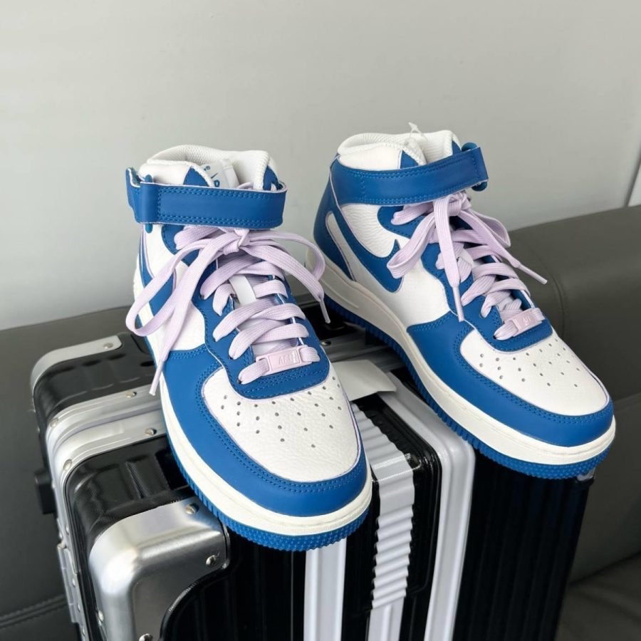 giày nike air force 1 '07 mid 'military blue doll' dx3721-100