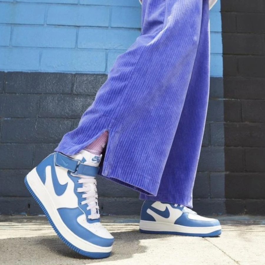 giày nike air force 1 '07 mid 'military blue doll' dx3721-100