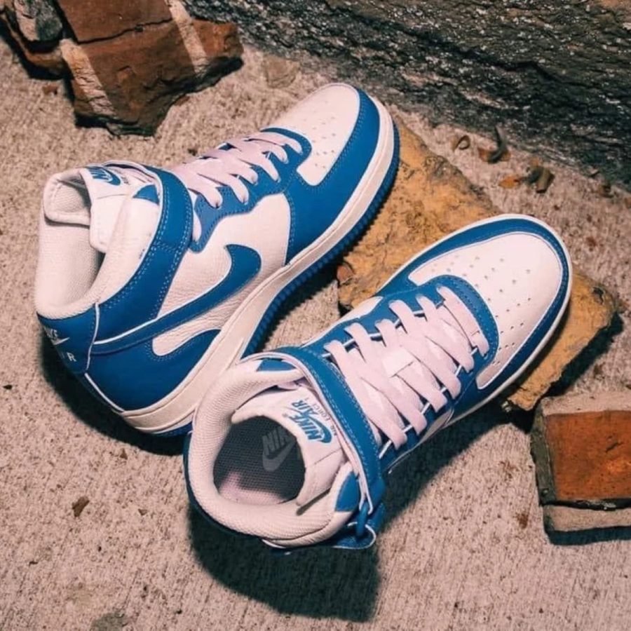 giày nike air force 1 '07 mid 'military blue doll' dx3721-100