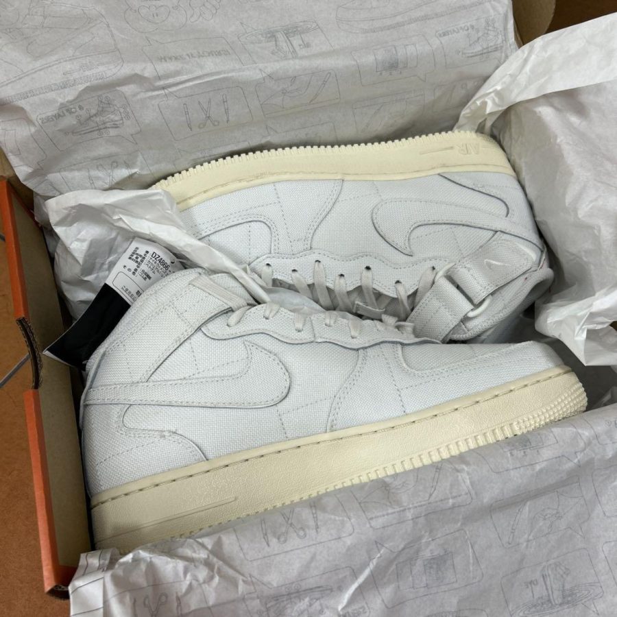 giày nike air force 1 '07 mid 'white canvas' dz4866-121