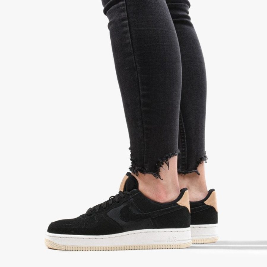 giày nike air force 1 '07 premium 'black cream' 896185-006