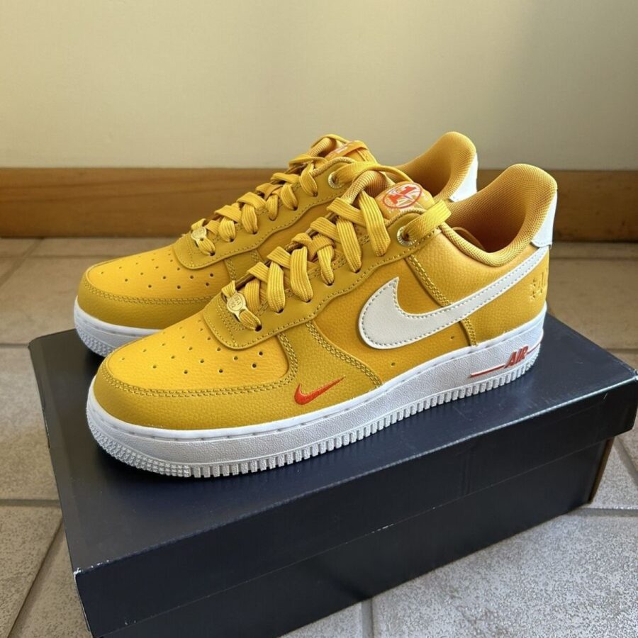 giày nike air force 1 '07 se '40th anniversary - yellow ochre' dq7582-700