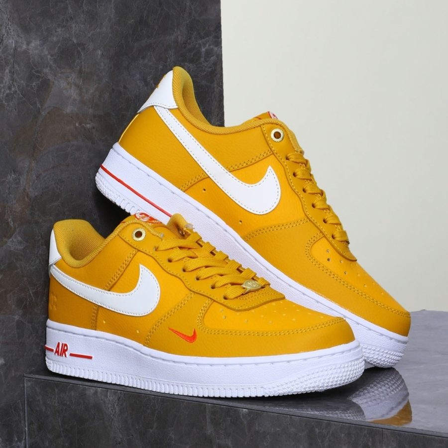 giày nike air force 1 '07 se '40th anniversary - yellow ochre' dq7582-700