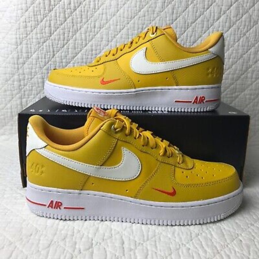 giày nike air force 1 '07 se '40th anniversary - yellow ochre' dq7582-700