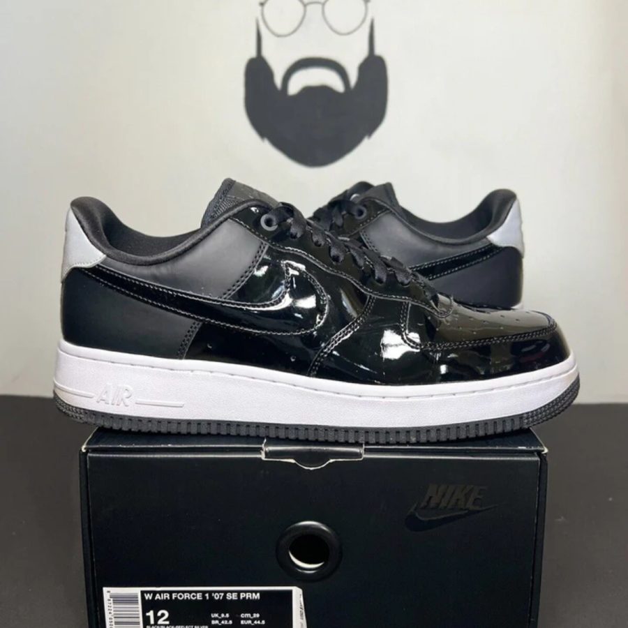 giày nike air force 1 07 se premium 'black silver' ah6827-001