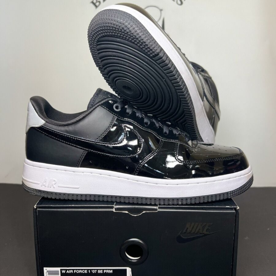 giày nike air force 1 07 se premium 'black silver' ah6827-001