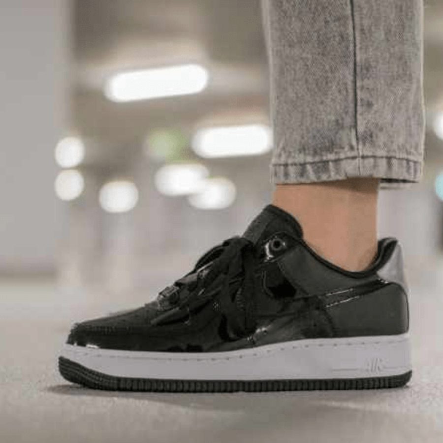 giày nike air force 1 07 se premium 'black silver' ah6827-001