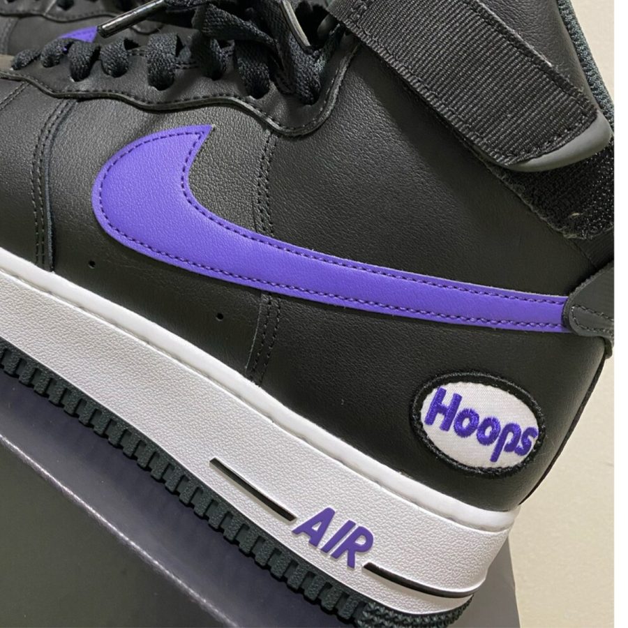 giày nike air force 1 high '07 lv8 hoops 'black purple' dh7453-001