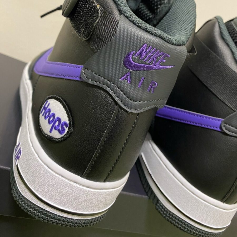 giày nike air force 1 high '07 lv8 hoops 'black purple' dh7453-001