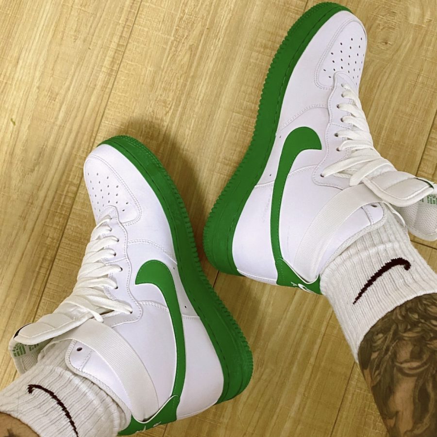 giày nike air force 1 high '07 'lucky green' ck7794-100