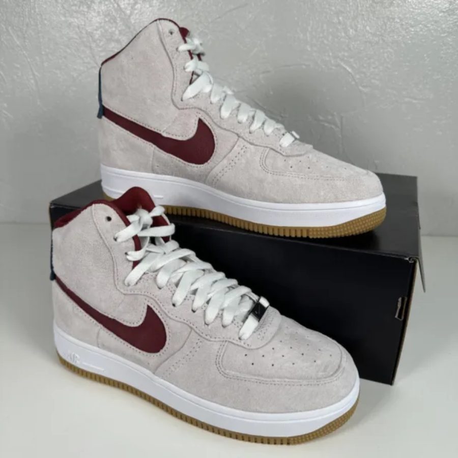 giày nike air force 1 high sculpt 'grey suede' dc3590-104