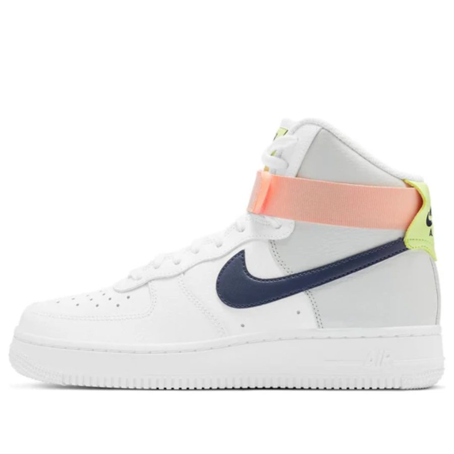 giày nike air force 1 high 'white midnight navy' 334031-117