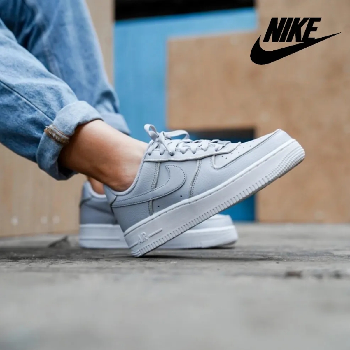 nike air force 1 low glitter grey