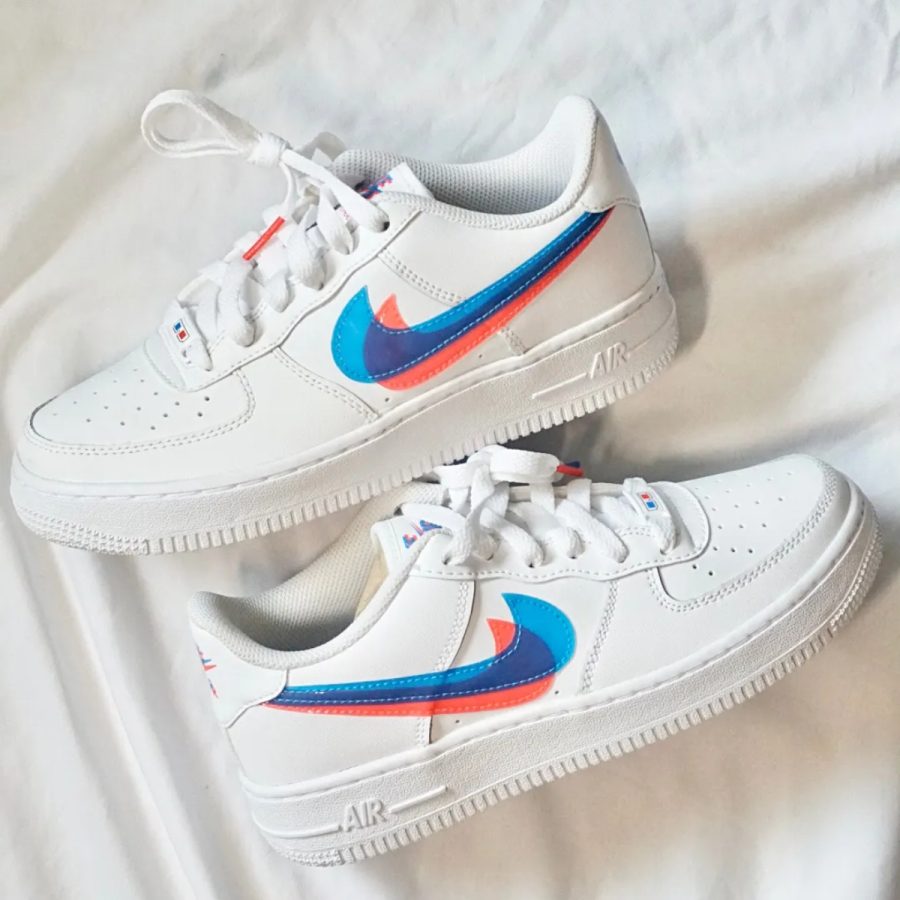 giày nike air force 1 lv8 ksa '3d glasses' bv2551-100