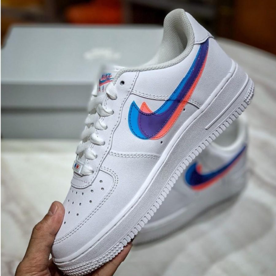 giày nike air force 1 lv8 ksa '3d glasses' bv2551-100