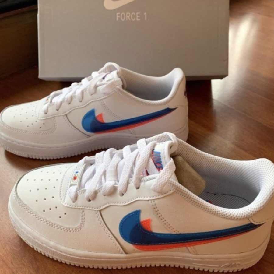 giày nike air force 1 lv8 ksa '3d glasses' bv2551-100