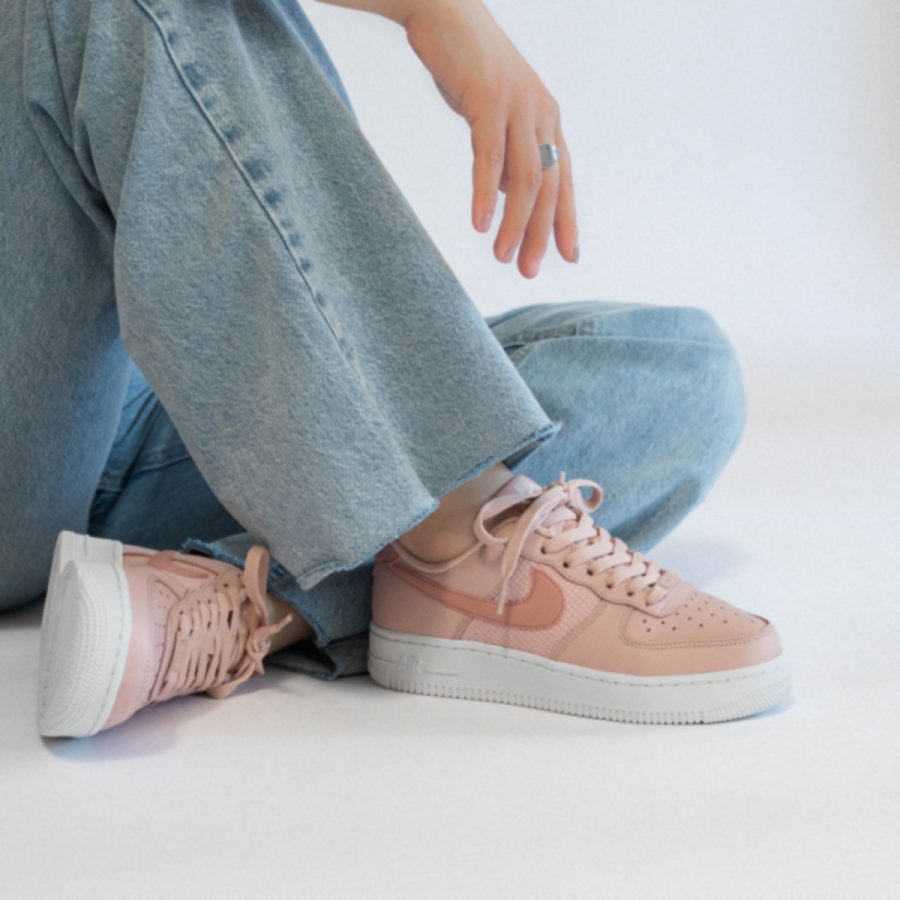 giày nike air force 1 low '07 ess 'cross stitch - pink oxford' dj9945-600