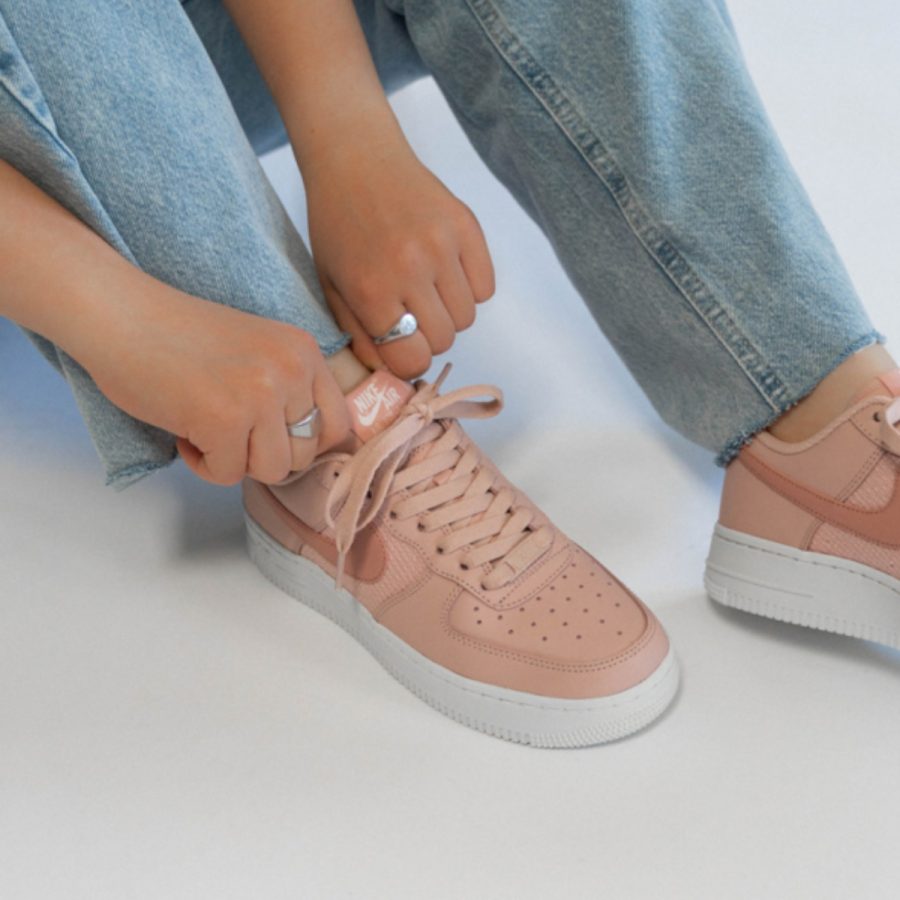 giày nike air force 1 low '07 ess 'cross stitch - pink oxford' dj9945-600