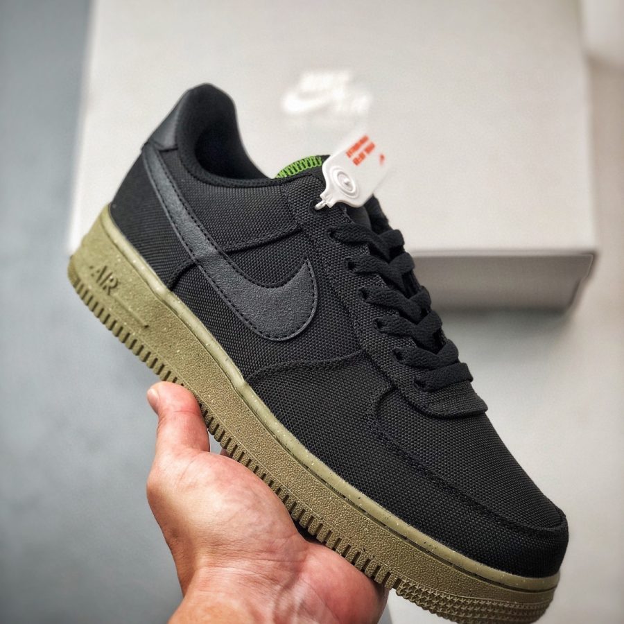 giày nike air force 1 low '07 lv8 'black olive' fj4160-001