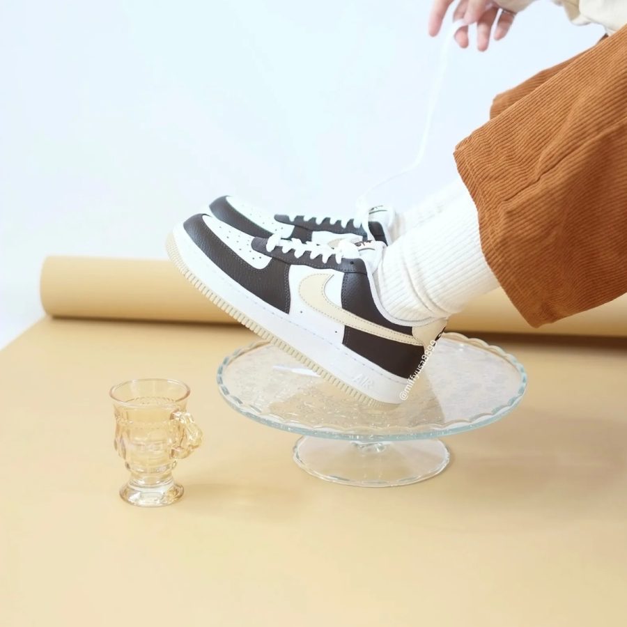 giày nike air force 1 low '07 'white velvet brown' fd9873-101