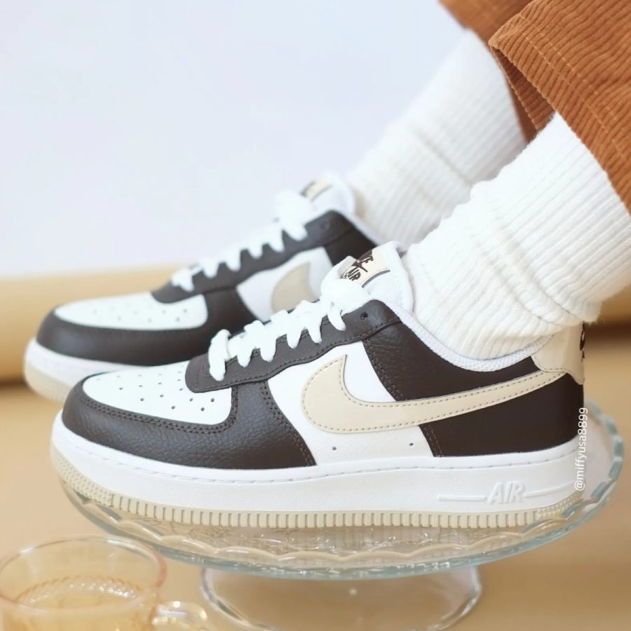 giày nike air force 1 low '07 'white velvet brown' fd9873-101