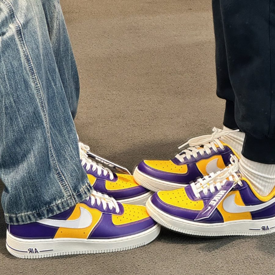 giày nike air force 1 low 'be true to her school - lsu' fj1408-500